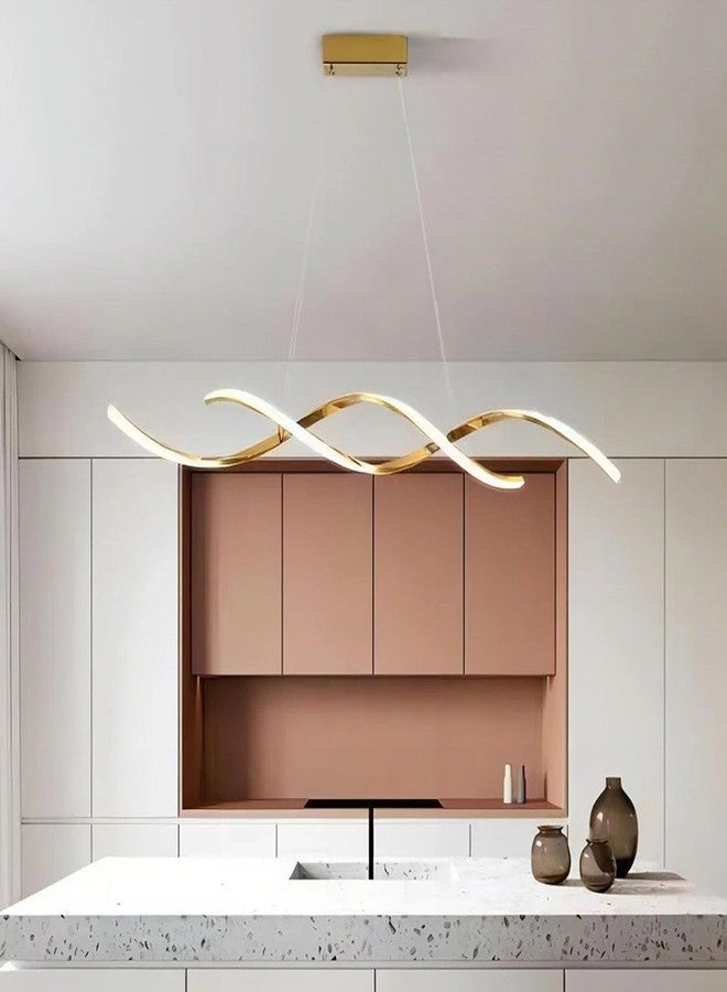 Decor chronicle Gold Chandelier for Living Room Modern, Dining Room, Hanging Lights for Living Room Smart Voice Assist (Google, Alexa), App Control (Warm, Cold, Natural) - Image 3